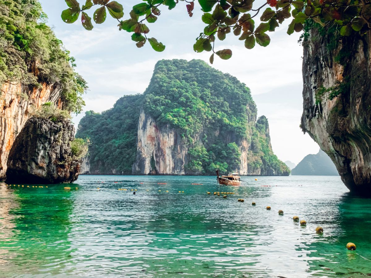 Limestone islands in Phang Nga Bay, Thailand